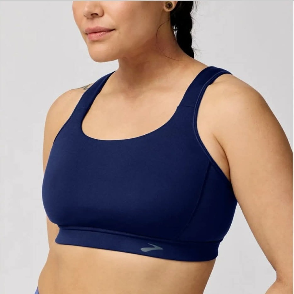 Brooks No Wire Sports Bra 40D High Impact Running Workout Sports Max Support 40D